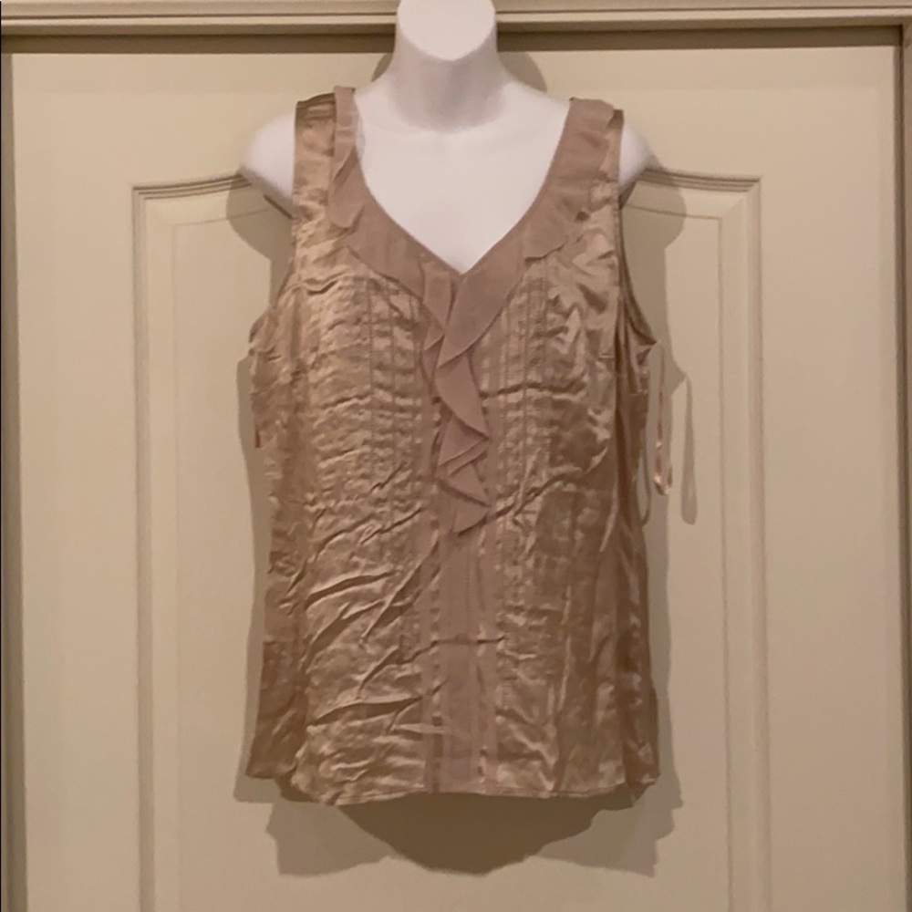 Gold Silk Top
